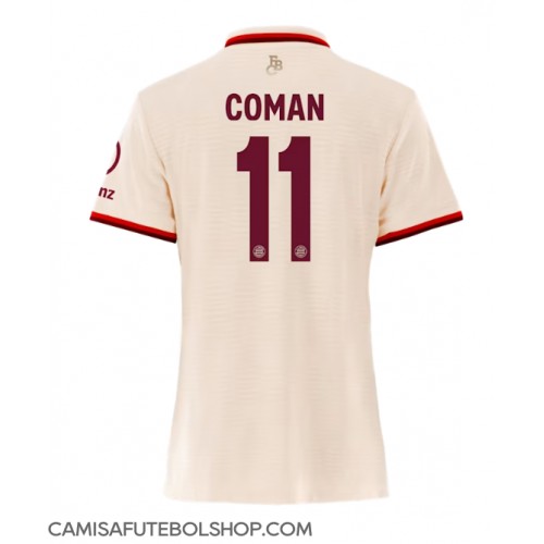 Camisa de time de futebol Bayern Munich Kingsley Coman #11 Replicas 3º Equipamento Feminina 2024-25 Manga Curta